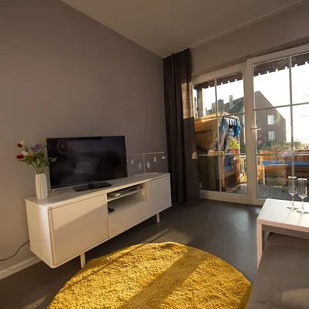 公寓 Kleiner-sundblick-terrassenwohnung-mit-meerblick-und-strandkorb-in-lemkenhafen Lemkenhafen auf Fehmarn